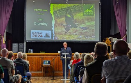 Jim Crumley at Moffat Town Hall